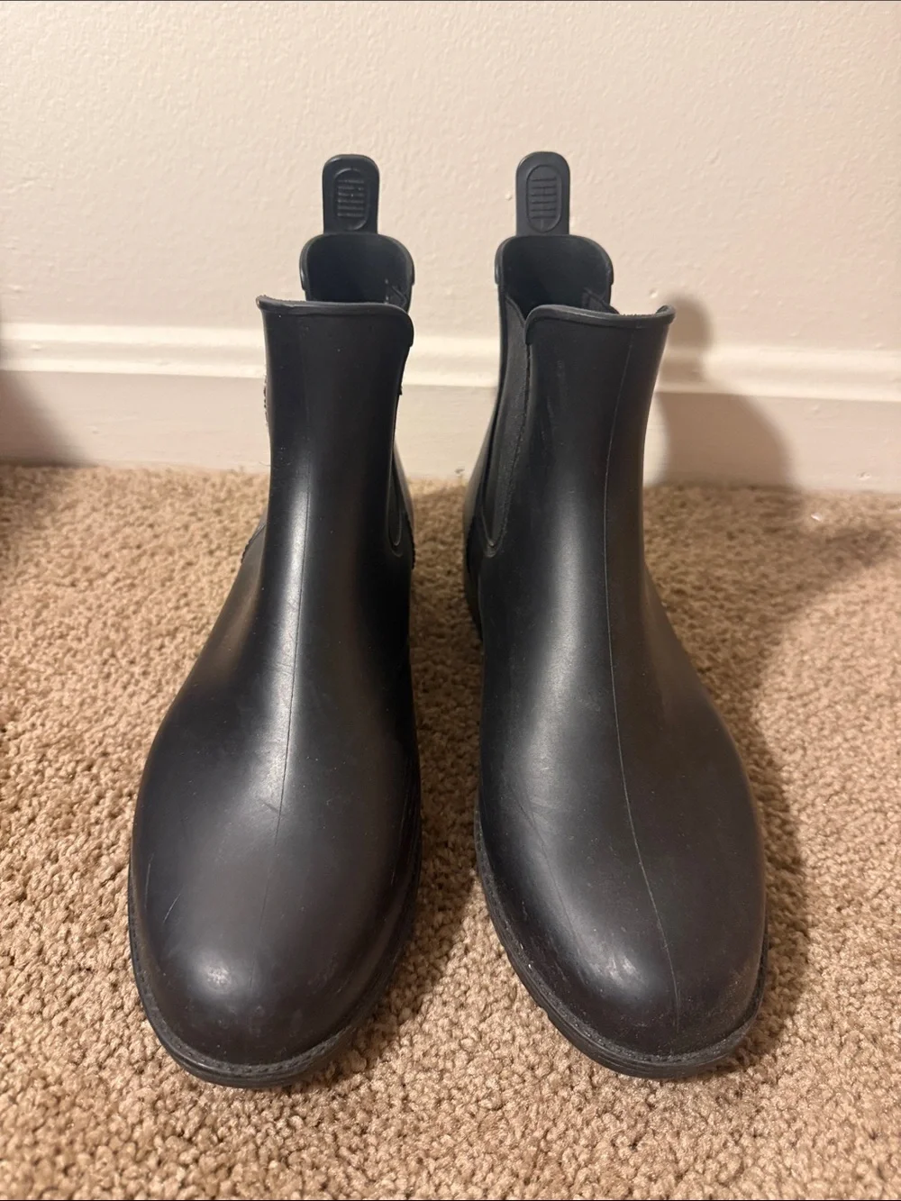 Women’s Black Chelsea Rain Boots